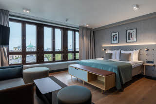 Junior Suite -huone Scandic Helsinki Hub