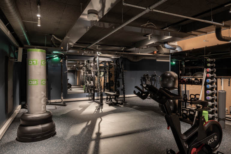 scandic helsinki hub tilava kuntohuone