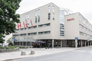 Scandic Atrium -hotellin julkisivu Turussa