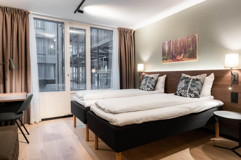 twin room family at scandic hell
