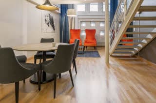Oleskelualue Presidential Suite -sviitissä