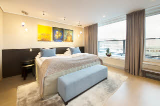 Scandic Nidelven, Trondheim, presidential suite, bedroom