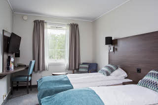 Room Standard twin hotel Scandic Leknes Lofoten