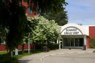 Exterior view of entrance Scandic Gavle Vast