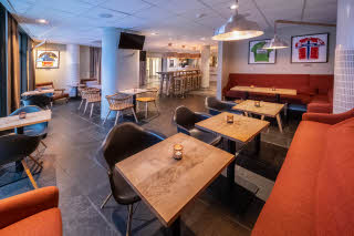 seating area at thors scandic harstad in norway