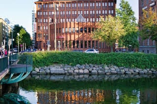 Exterior facade hotel Scandic Malmö City