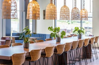 ravintola seating valoisa scandic cph strandpark hotellit kööpenhamina kastrup-lentoasema tanska