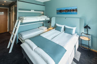 Family room at Scandic Aalborg City in Denmark