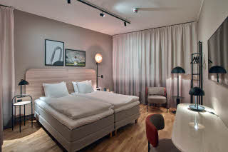 cabin twin huone scandic oceanhamnen hotelli helsingborg ruotsi