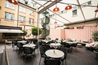 Restaurant yard terrace Scandic No 53