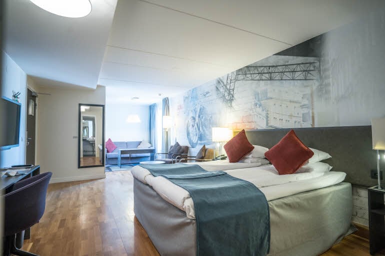 Superior King room Scandic Skarholmen