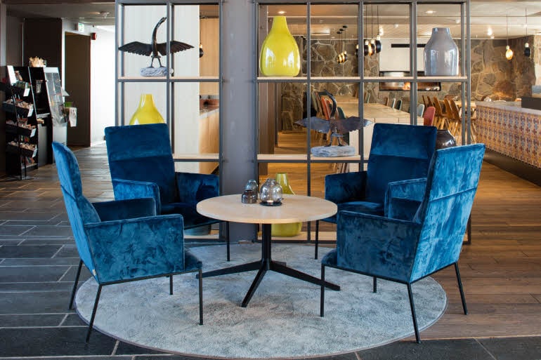 Lobby armchair hotel Scandic Svolvaer 