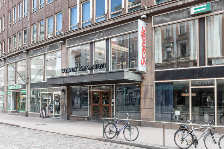 Julkisivu Scandic Kaisaniemi Helsinki