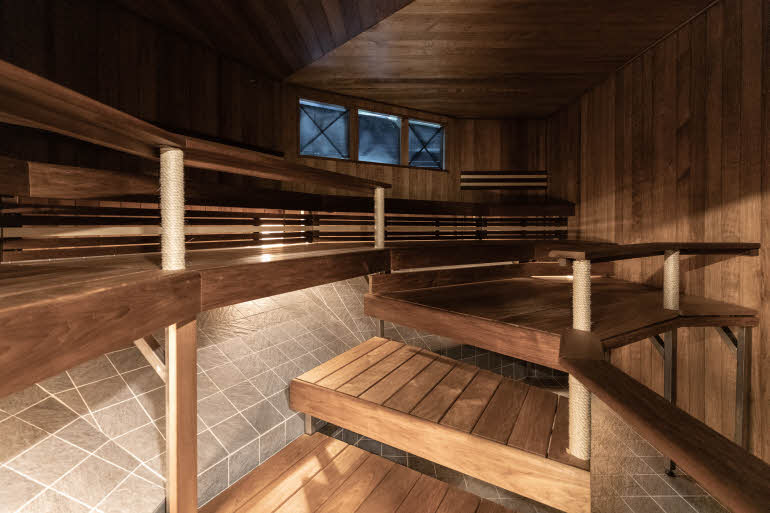 Sauna Scandic Rosendahl -hotellissa Tampereella