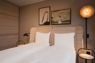 Standard Twin room of Scandic Helsfyr in Norway