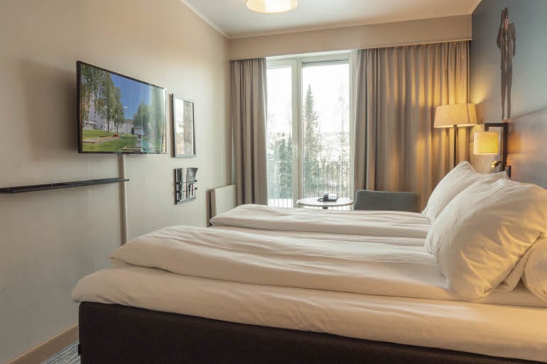 twin Superior-huone scandic lillehammer norja