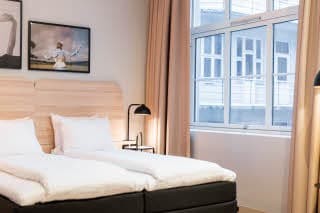Standard Queen huone Scandic Torget Bergen Norja