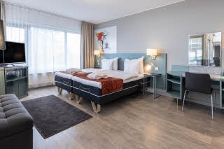 Master Suite -sviitti Scandic Rosendahl -hotellissa Tampereella