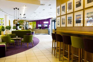 Lobby overview Scandic Aalborg City 