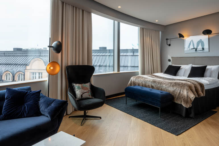 Superior Plus -huone Scandic Grand Central Helsinki