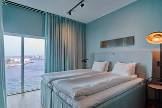 superior twin huone scandic oceanhamnen hotelli helsingborg ruotsi