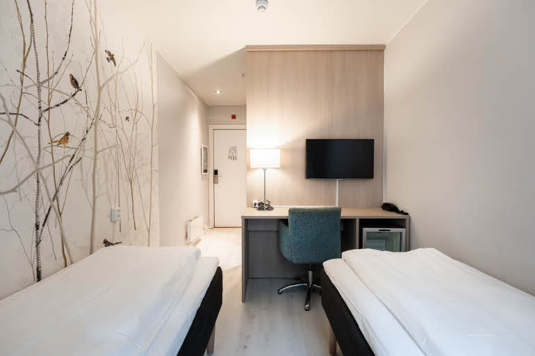 twin room huone scandic byparken