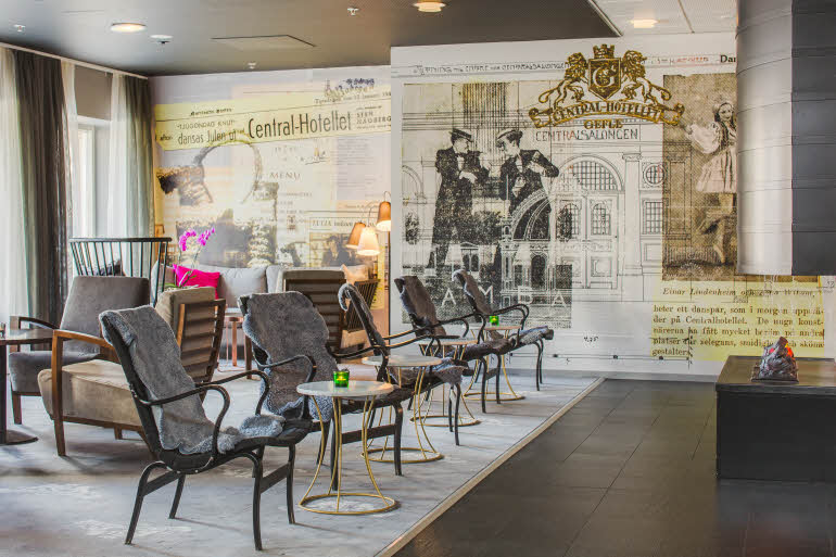 Lobby hotel Scandic CH Gavle