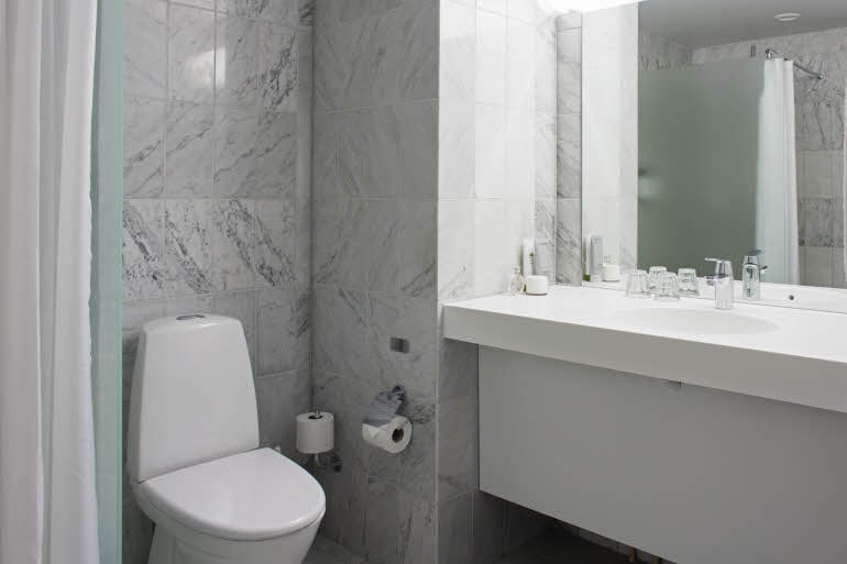 Scandic Regina, Standard room bathroom