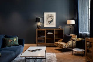 Sviitti, oleskelualue, Scandic Grand Central Helsinki