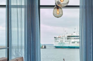 sisustus yksityiskohdat merinäköala scandic oceanhamnen hotelli helsingborg ruotsi