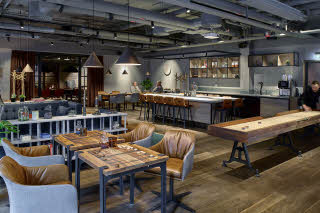 Meeting room Game room overview Downtown Camper by Scandic