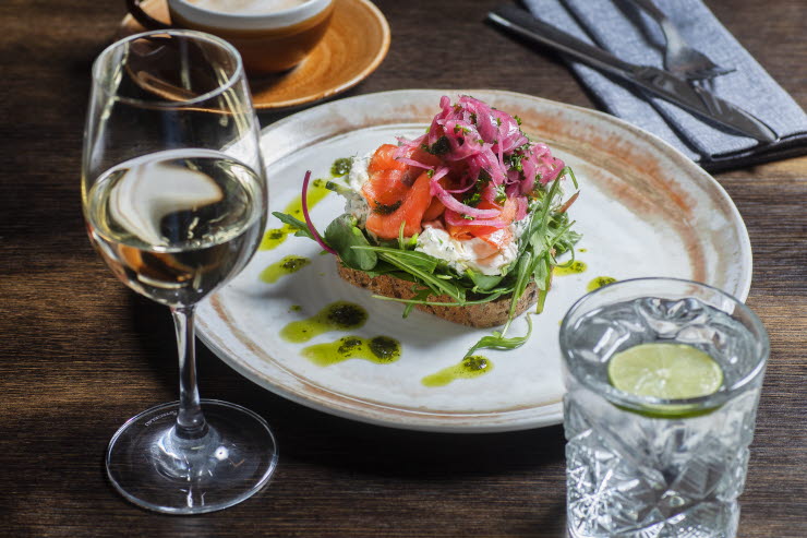 Bryggman´sin smörrebröd-lohivoileipä