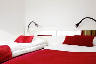 Sjofartshotellet, room, family three, beds