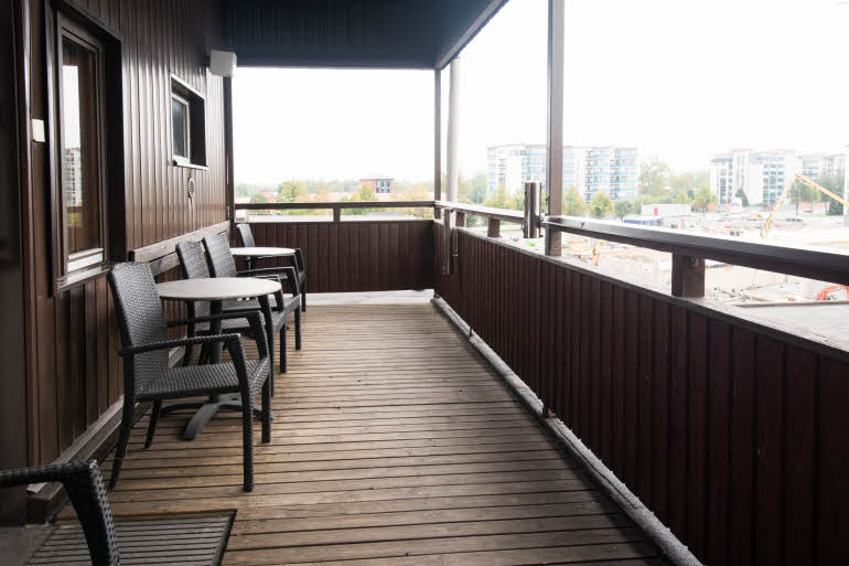 Sauna, parveke