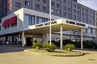Entrance hotel Scandic Backadal Gothenburg