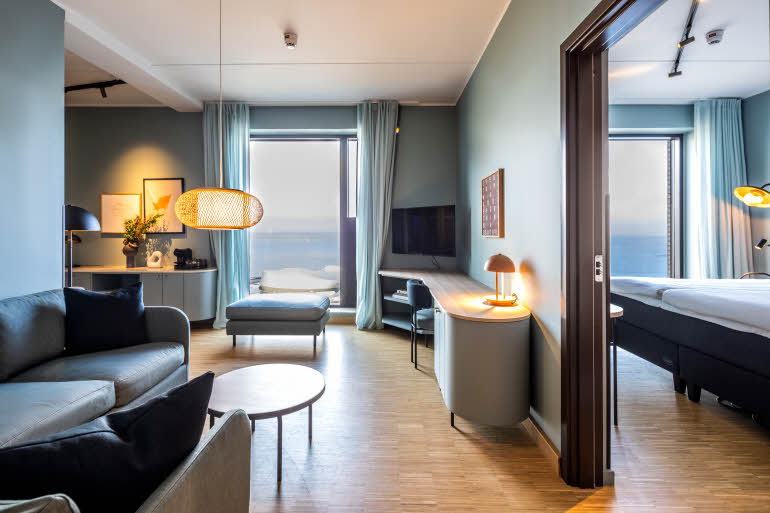 master suite oleskelualue scandic cph strandpark hotelli kööpenhamina tanska