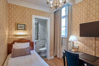 standard yhden hengen huone scandic gamla stan hotelli tukholma ruotsi