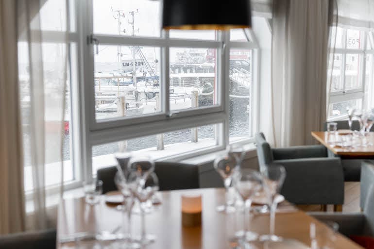 ravintola Scandic Bryggen Honningsvåg Norja