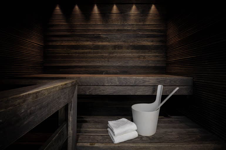 Sauna Superior Plus -huoneessa Scandic Tampere Station