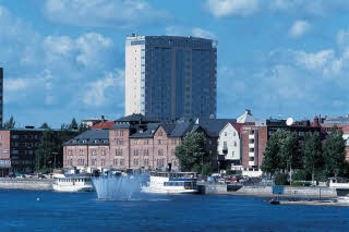 Exterior facade Scandic Plaza Umea
