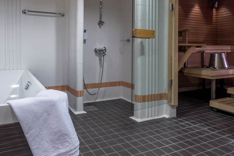 Presidential Suite -sviitin sauna