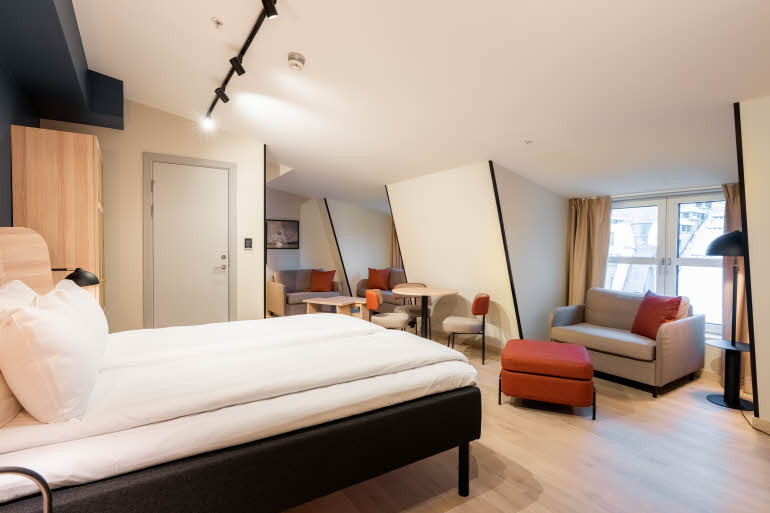 Junior Suite Scandic Torget Bergen Norja
