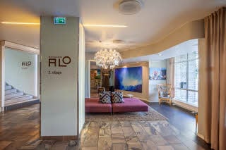 lobby at scandic harstad