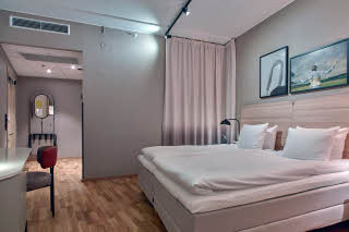 cabin twin huone scandic oceanhamnen hotelli helsingborg ruotsi