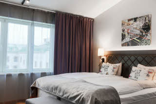 Bed in Room Superior Plus Scandic Stora Hotellet Nykoping