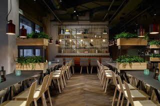 Restaurant tables Downtown Camper by Scandic in Stockholm