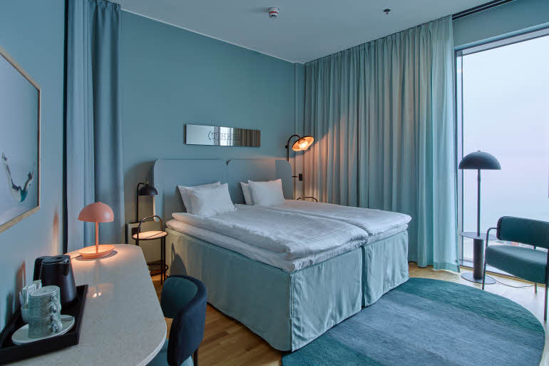 superior king huone scandic oceanhamnen hotelli helsingborg ruotsi