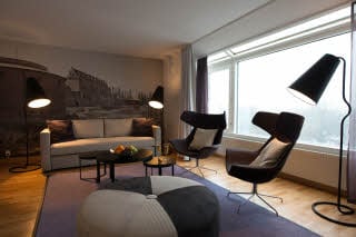 President suite lounge Scandic St Jörgen Malmo