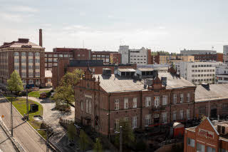 Näkymä Superior Plus -huoneesta Scandic Tampere Station