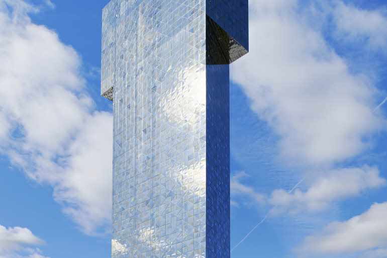 Facade hotel Scandic Victoria Tower
